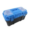 Plastic Tool Box Electrician Work Empty Toolbox Large-capacity Portable Tool Organizer Shockproof Toolbox Organizer Double Layer 6