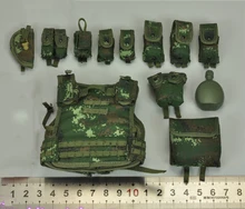

For Sale 1/6th FLAGSET FS 73028 Military Armed Police Chest Vest Bag Kettle Model For 12inch Action Body Collectable