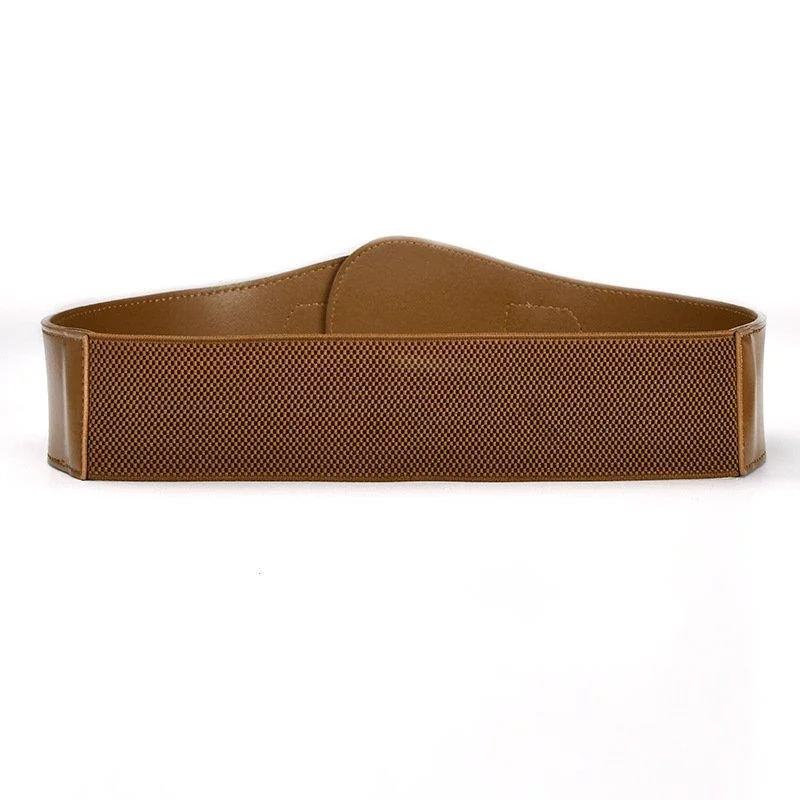 New Popular Retro Style Belt with Waistband and Elastic Waistband for Women with Elastic Waistband and Coat Down Belt_voghion.com