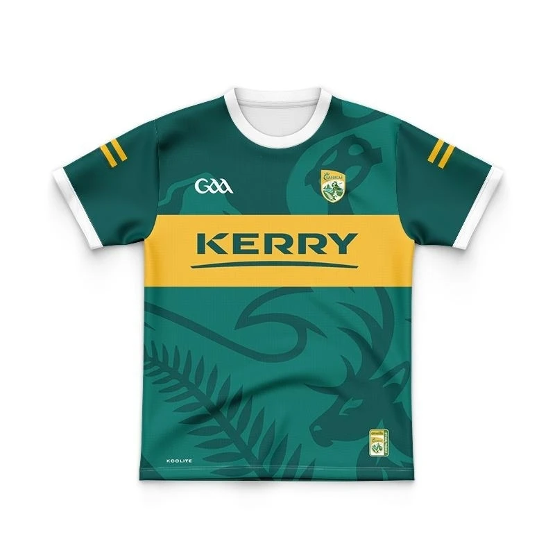 Kids Kerry GAA 3 Stripe Home Goalkeeper Away Goalkeeper Jersey