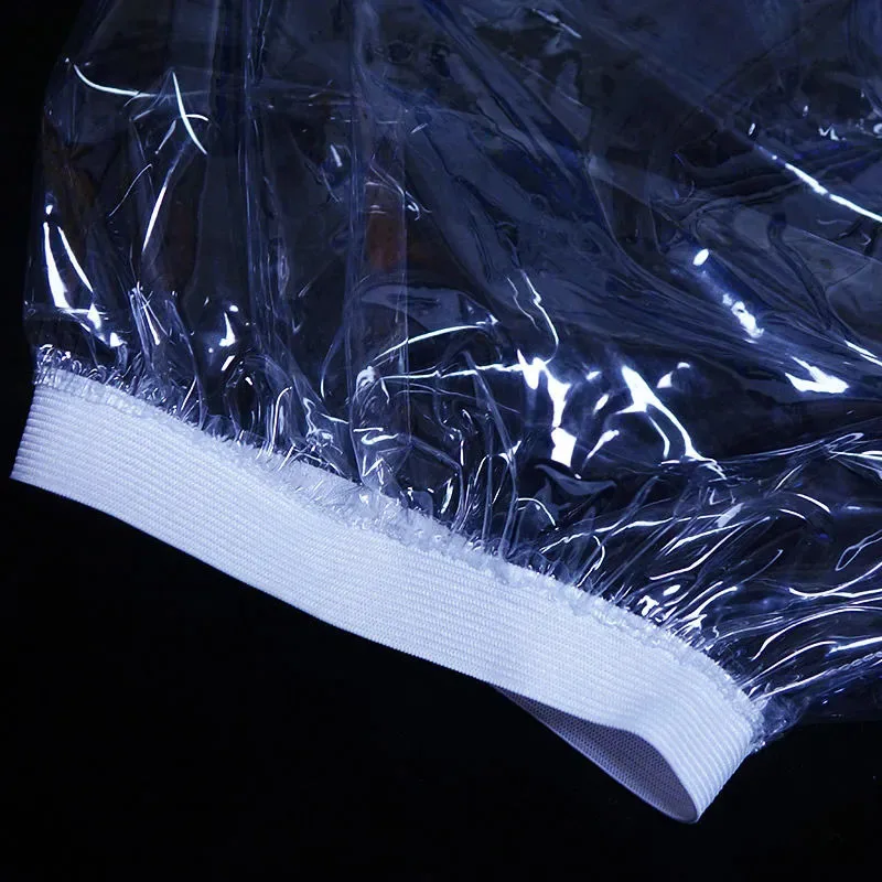 투명 PVC 복서 반바지, 부드럽고 조용한 방수, 누수 방지, ABDL 성인 바지, 요실금 플라스틱 기저귀 팬티