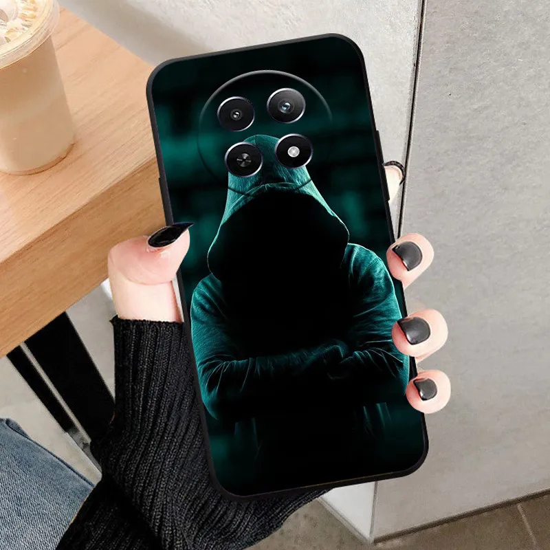 Black Soft Silicone TPU Protective Phone Case with Bumper Coque Design