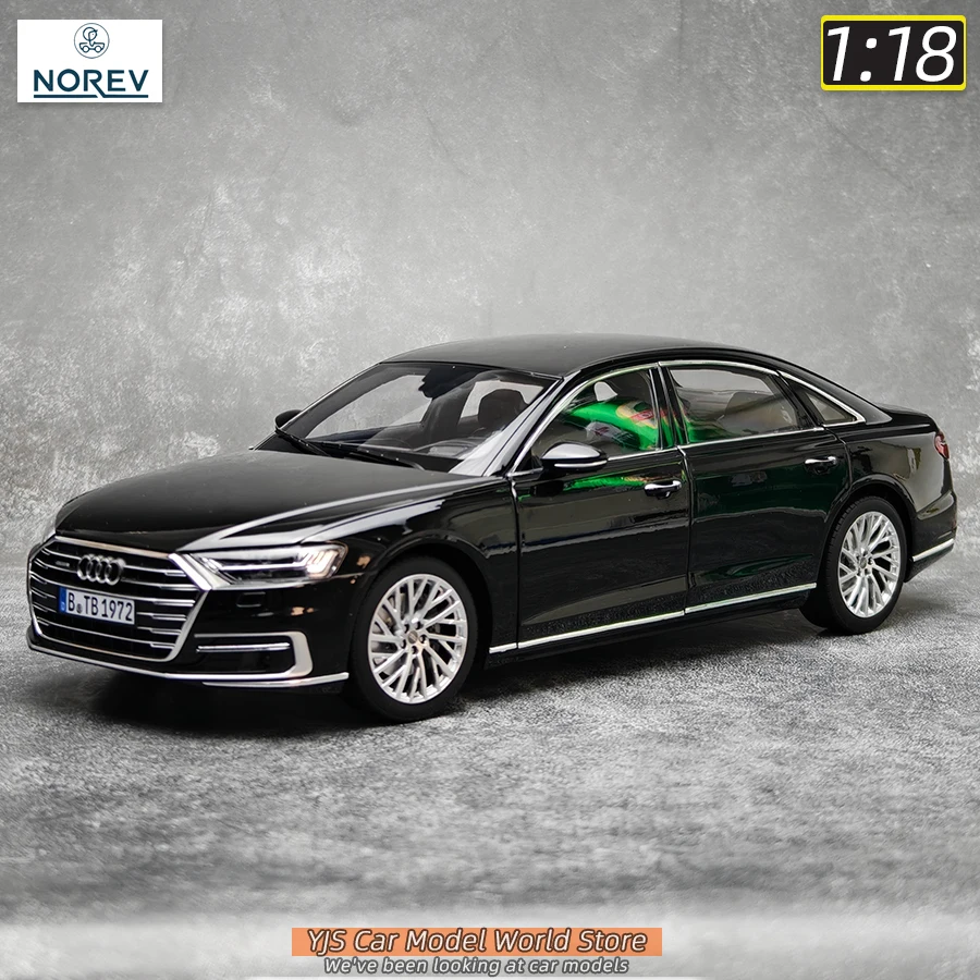 NOREV diecast model 1:18 Audi A8L 2017 A8 Metal material car model