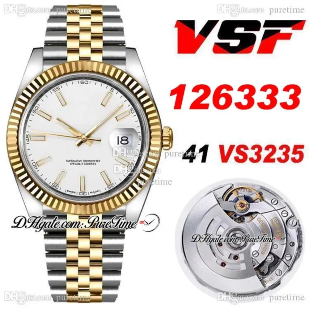Фото Автоматические мужские часы VSF Just126333 VS3235 Роскошные механические наручные часы с кожаным ремешком из нержавеющей стал... №1