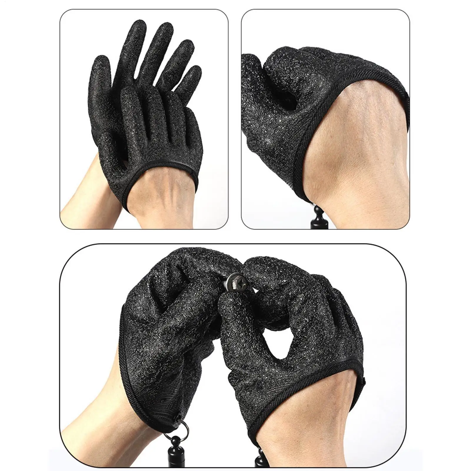 Fishing Gloves Men Puncture Resistant Fishing Gloves With Magnet Release Waterproof Fisherman Tools For Boyfriend Women Husband