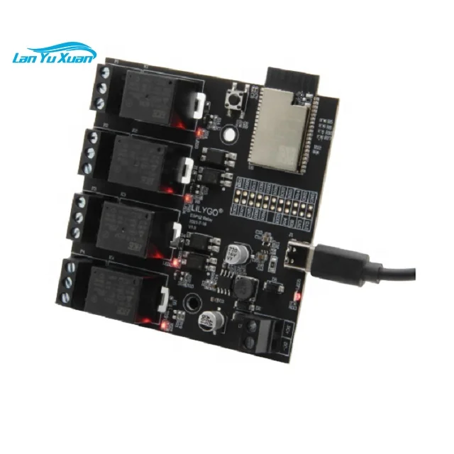 

TTGO T-Relay ESP32 Wireless Module DC 5V 4 Groups Relay Development Board 4MB Flash WiFi Remote Switch Control