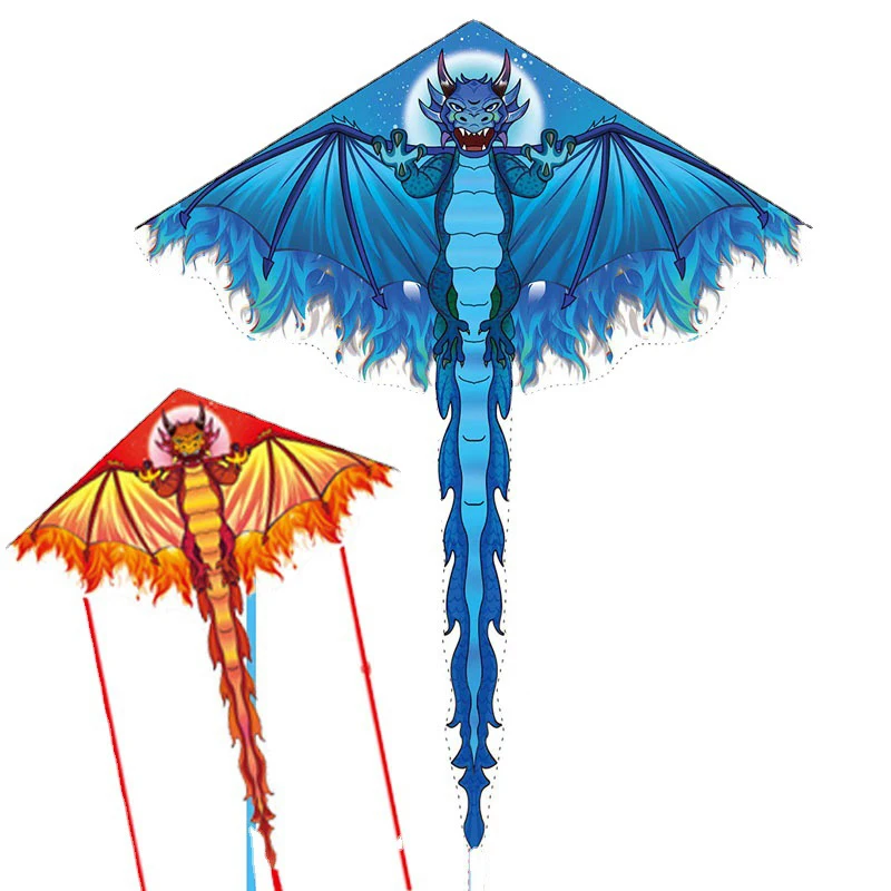 Chinese Dragon Kite For Kids & Adults Easy To Fly Outdoor Toy