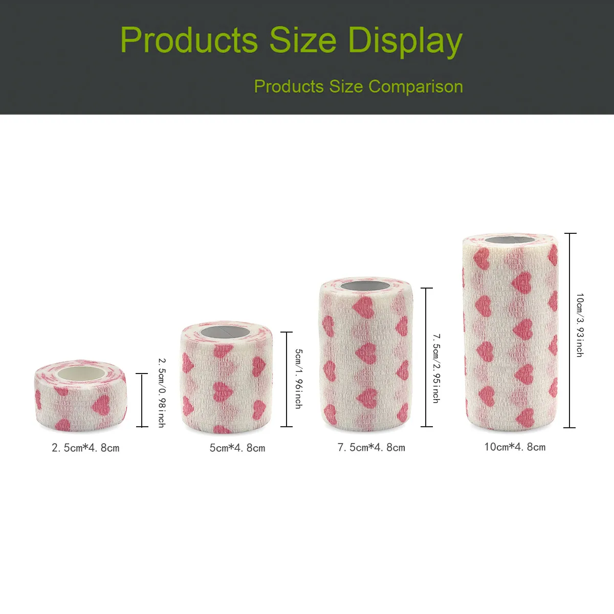 Colorful Sport Self Adhesive Elastic Bandage Wrap Tape For Knee Support Pads Finger Ankle Palm Shoulder