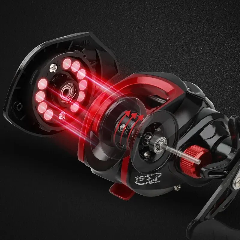 Fishing Reel MEREDITH CR Series Fishing Reel Professional Ultra Light 7.2.1 Gear Ratio Carp Baitcasting Wheel Carp Fishing Casting Reel