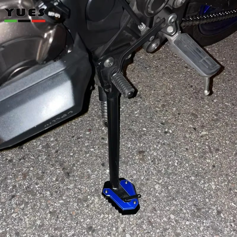 Enhanced Motorcycle CNC Kickstand Extension Pad