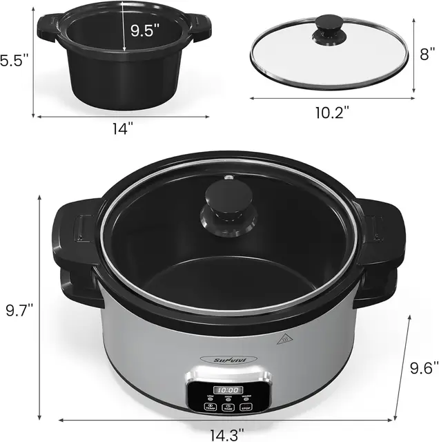 4 Quart Programmable Slow Cooker 2