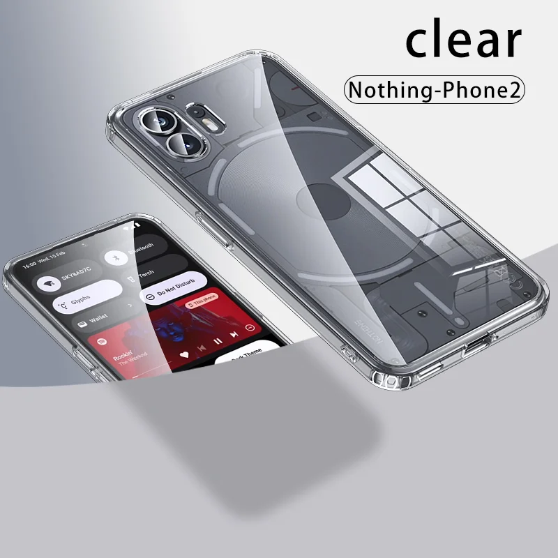 Matte Frosted & Transparent Ice Crystal Shockproof Rugged Protective Armor Case