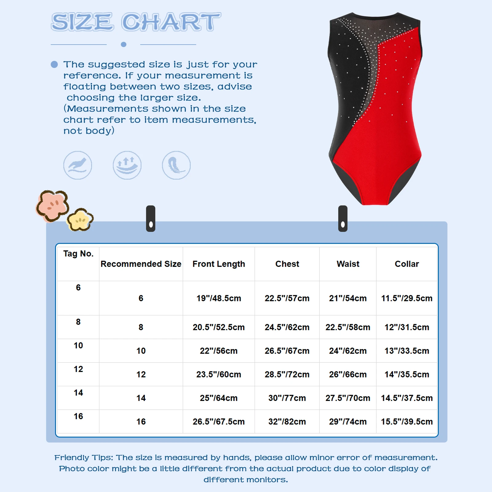 Girls Ballet Leotard Dance Leotard Dance Costumes Gymnastic Bodysuit Tutu Figure Skating Jumpsuit