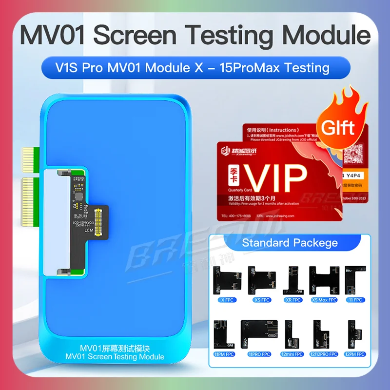 Jc Mv01 Modulo Di Test Dello Schermo Migliorato Per Iphone X 11 12 13 14 15 Pro Max Plus Mini Test Del Display Con Funzione Full Touch
