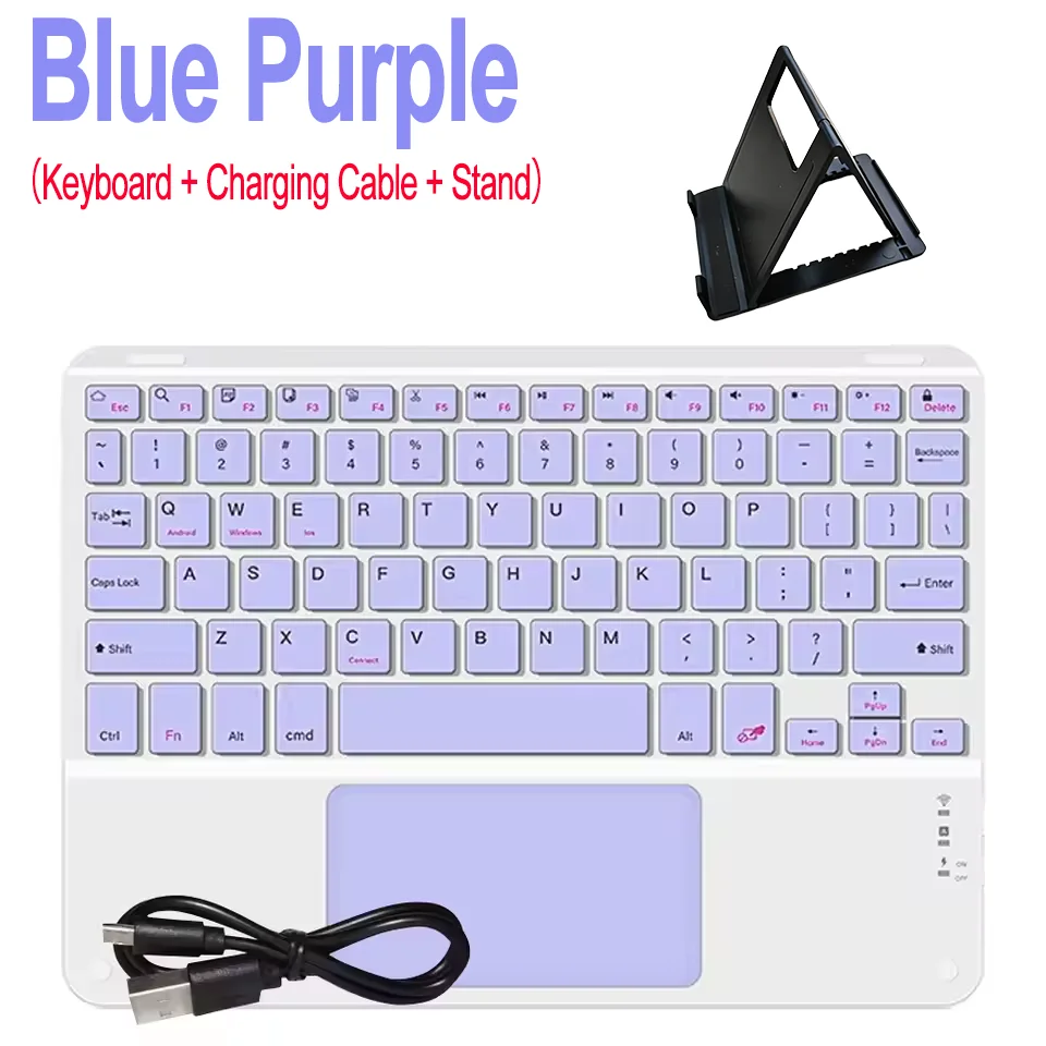 Universal Wireless Trackpad Keyboard for Smartphones, Tablets, and Laptops