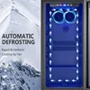 Beverage Refrigerator,15 Inch 96 Cans Beverage Cooler Small Wine Fridge Built-in or Freestanding with Auto Defrost,Glass Door 4