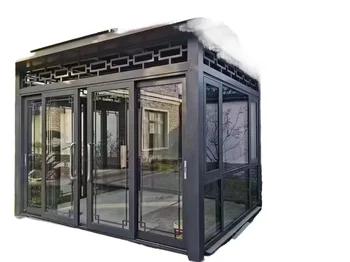Chambre de soleil de bâtiment de maison d'espace de garage d'isolation pliante portative mobile extensible avec hangar 1