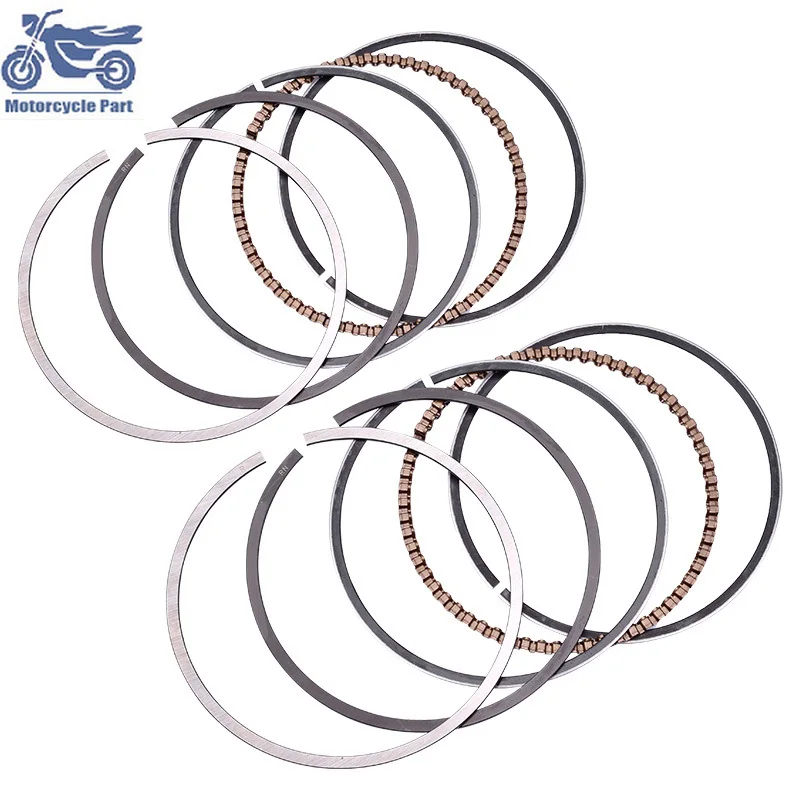 

2pcs 64mm 64.25mm 64.5mm STD 0.25 0.5 Motorcycle 2 Cylinder Engine Piston Ring For HONDA Steed400 VCL 95 Steed 400 VLX 1990-1997