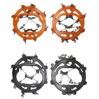 Crampons Stainless Steel Anti-Skid Ski Claws Mud Ice And Snow Anti-Skid Shoe Covers Mountaineering Anti-Skid Shoe Chains 1