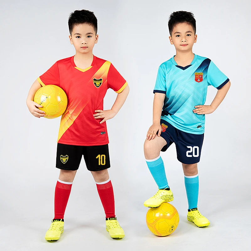 Kan worden genegeerd vrijdag gijzelaar Custom kids voetbal truien pak jongens voetbal uniformen futebol shirt sets  voetbal kit kinderen meisjes sportkleding| | - AliExpress