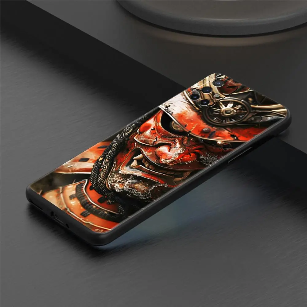 Samurai Ghost Face Phone Case - Japanese-Inspired Design Cover