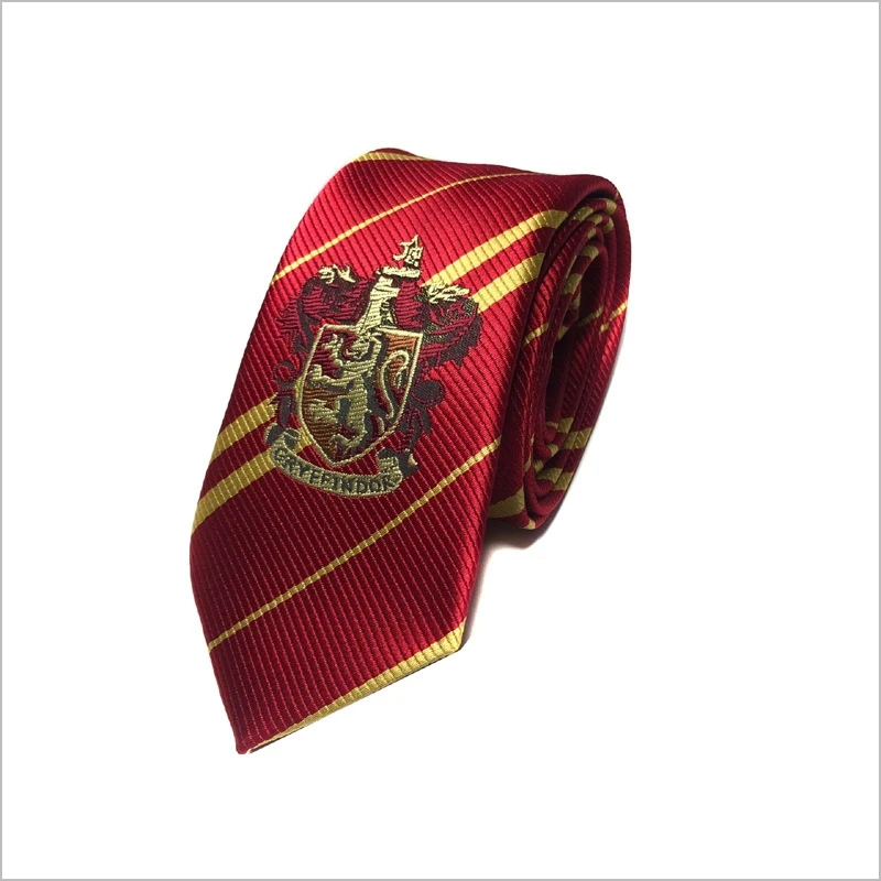 College Style Tie Harries Film Fringe Magic Academy Students Cosplay Potter Malfoy Halloween Party Decorating Tie Christmas Gift