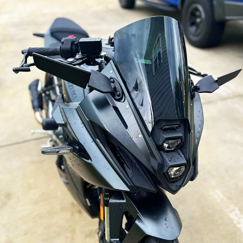 Accessoires Motorcycle CNC Spiegel Achteruitkijkspiegel Zijspiegels Blauw Glas Voor Suzuki GSX-R 600 750 1000 GSXR 600 750 1000 1998-2020 2021 2022 2018 (Color : Blau