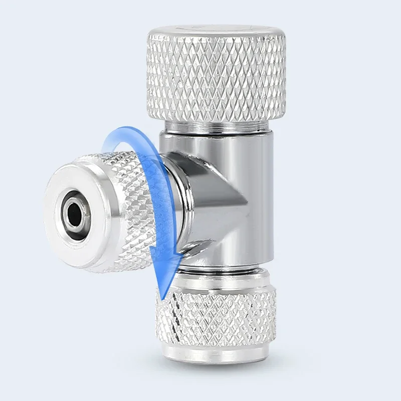 ZRDR high quality needle valve regulator suit 4*6mm co2 special tube for aquarium fish tank co2 systemCarbon dioxide fine-tuning 4