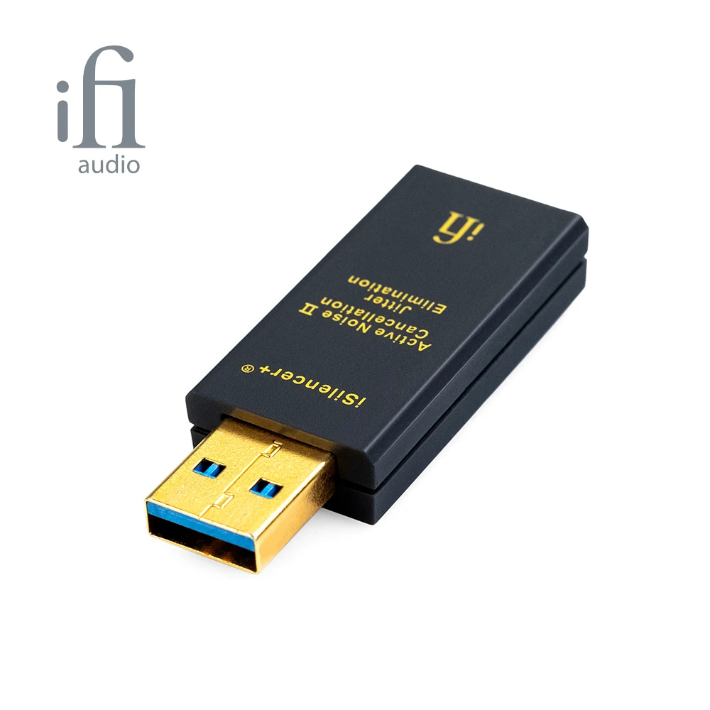 iFi iSilencer+ USB Signal Balanced Power Purify Filter Actively Removes Background Noise Signal Jitter SuperSpeed Transmission usb power filter