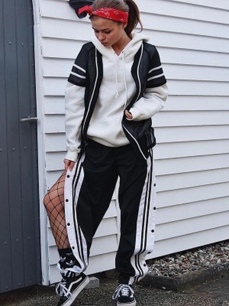 Women Pants Skull Jogging Sweatpants Women Pants Baggy Sports Pants  Sweatpants Jogger High Waist Sweat Casual Gothic Trousers - Pants & Capris  - AliExpress