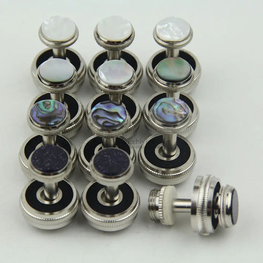 New 4 Set=12 Pcs Trumpet Finger Buttons for Repairing Parts trumpet valve guides for repairing parts