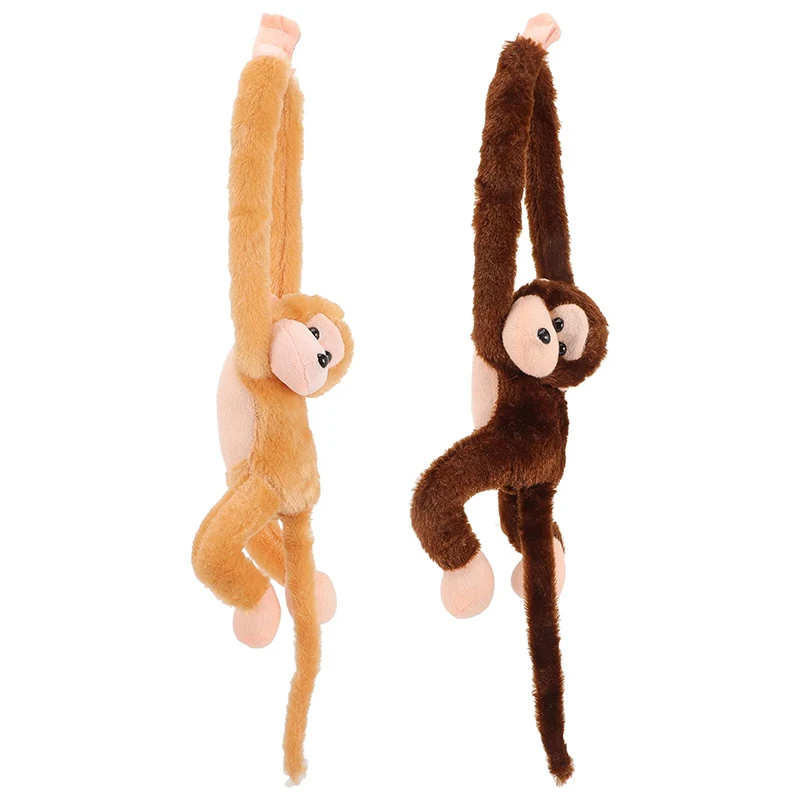 긴 팔 꼬리 원숭이가 박제 봉제 커튼,  수면 진정 동물 장난감, 자동차 장식, 가정 장식품, 60cm