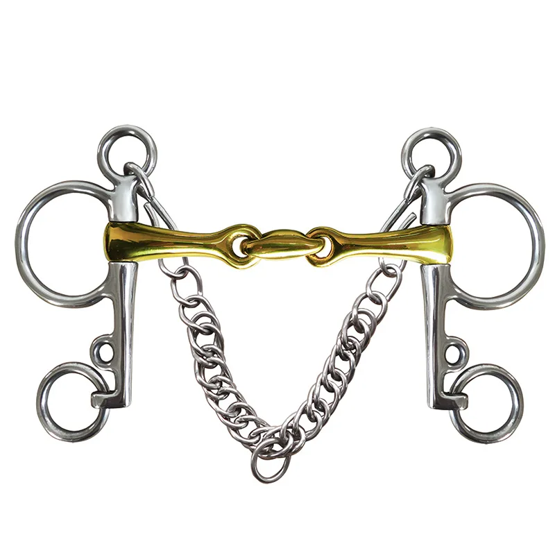 Professional Horse Bit Stainless Steel Chain Horse Snaffle Bit Equestrian Harness Equipment Product 3