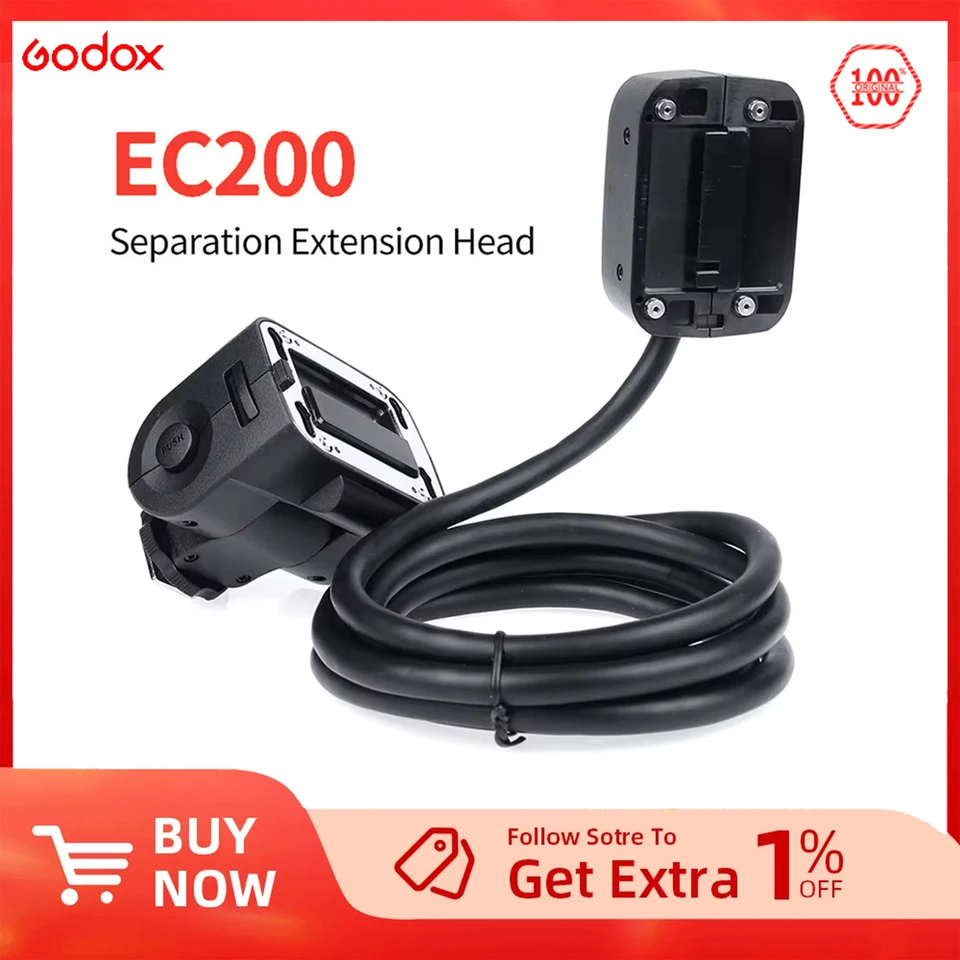 Godox AD200Pro & 拡張フラッシュヘッド（ケーブル2m） Godox
