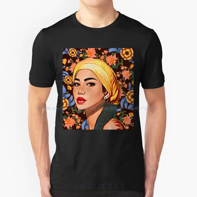 개성 넘치는 표현: Willow Smith 복사 기하학적 미학 티셔츠