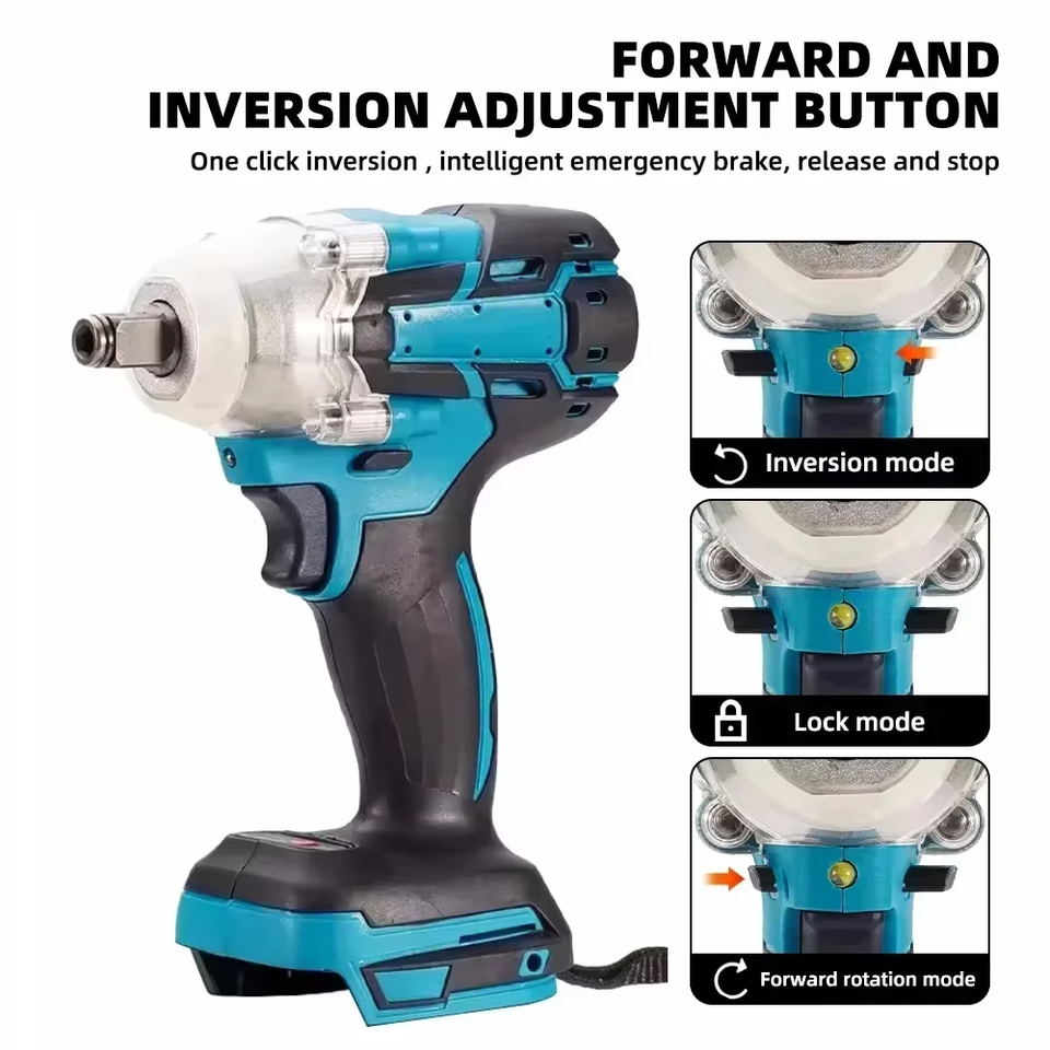 Multifunction Cordless electric impact wrench Electric tool brushless electric wrench hand drill