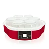 Automatic Yogurt Machine With Glass Cups Stainless Steel Liner Natto Rice Wine Maker Wth Digital Panel DIY Yogurt Tools EU 3