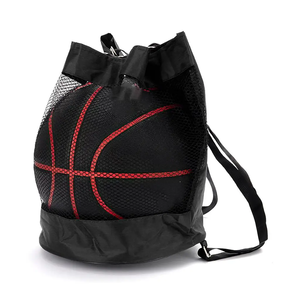 

Basketball Bag Large Capacity Oxford Cloth Mesh Football Backpack