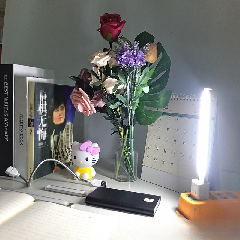 USB Rechargeable LED Night Light 3/8/24 LED For Desk Keyboard Camping Dorm Bedroom Wardrobe Closet Emergency Light