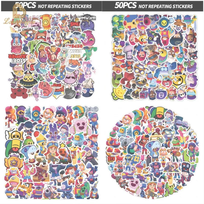Classic Kawaii Mascot Stickers Motorcycle Skateboard Laptop Decimal Sticker Waterproof Classic Toy Leon Spike Nita Stickers Toy mascot stickers