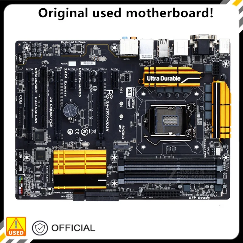 Per Ga-Z97X-Ud3H Z97X-Ud3H Scheda Madre Desktop Z97 Lga 1150 Per Core I7 I5 I3 Ddr3 Sata3 Usb3.0 Scheda Madre Usata Originale