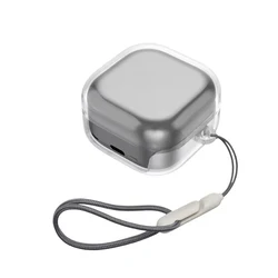 Transparent Shockproof Lanyard Case - Galaxy Buds 4 or (Clear)