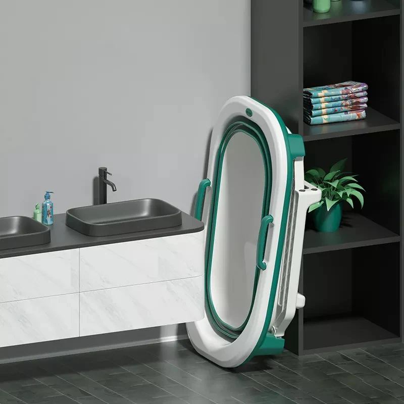 Adult heightened bath bucket baby swimming bucket home folding portable bathtub bath tub bathtub hot tub