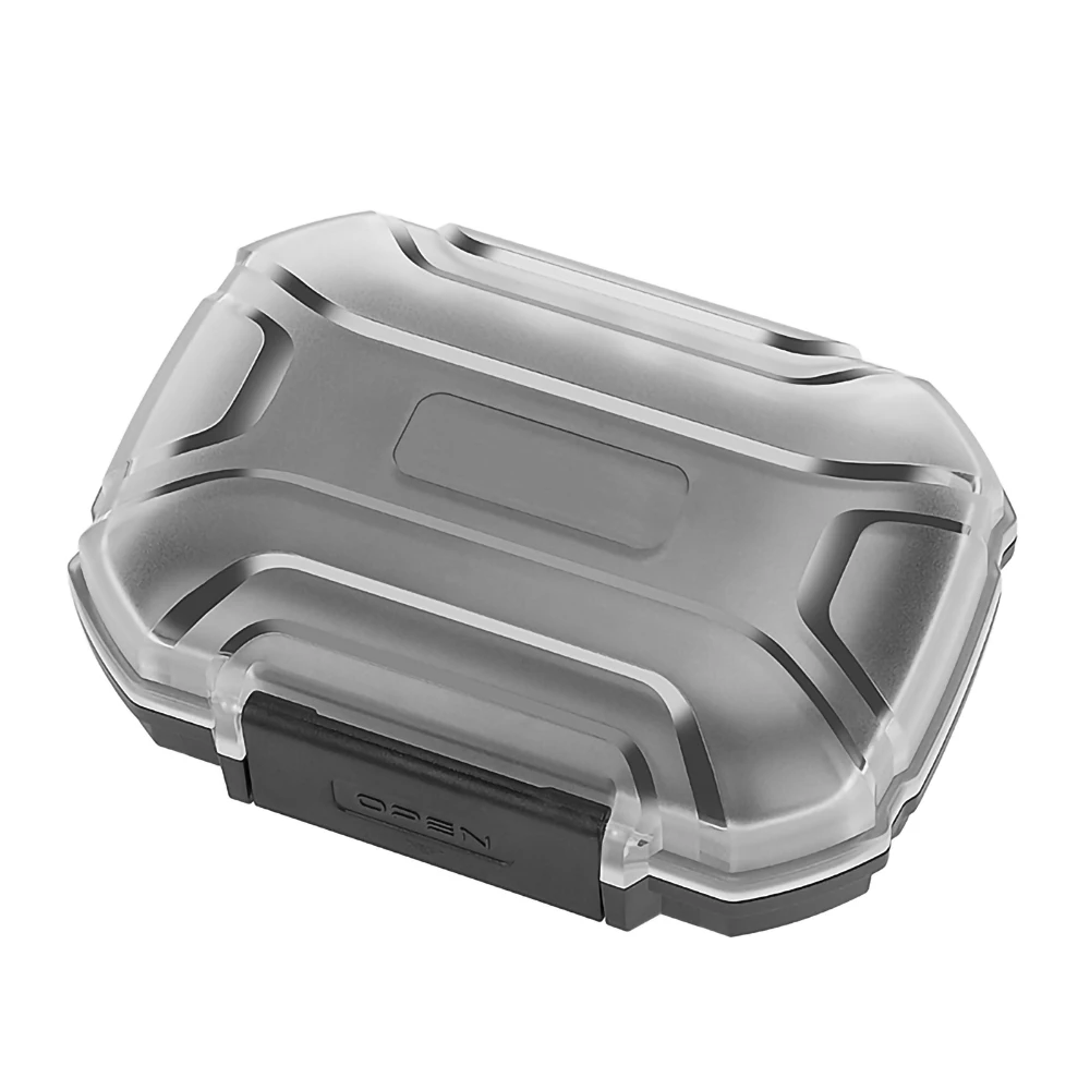 Compact Black Earphone and Cable Storage Case – Portable Accessory Organizer Box