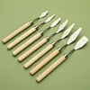 7Pcs/Set Stainless Steel Oil Painting Knives, Artist Crafts Spatula, Palette Knife, Mixing Knife, Scraper Art Tools 5