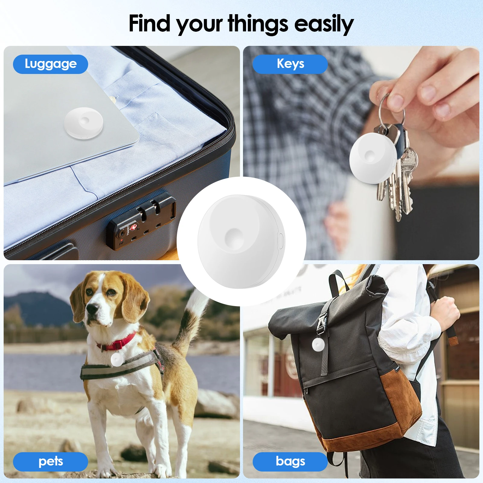 E-ACE Anti-Lost Locator Device Vehicle Tracking Portable Mini Smart Tracker Children Small travel Bag GPS Location Tracker ﻿
