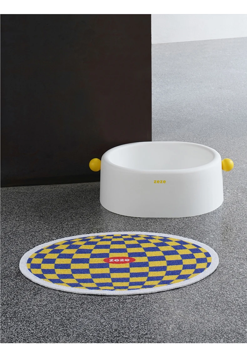 

Abstract Cat Litter Mat Anti-Bring out Anti-Slip and Anti-Drop Pet Door Mat