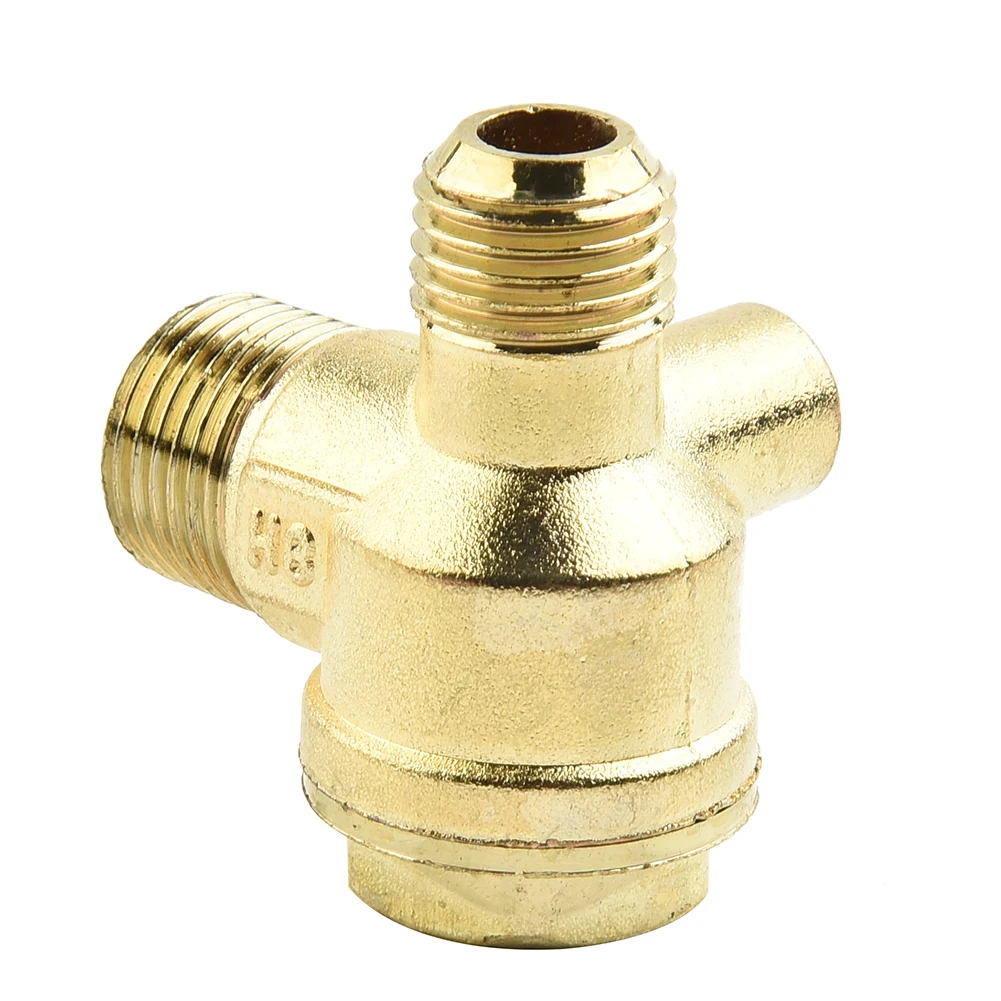 

Tool Check Valve Zinc Alloy 14mm 16mm 1pcs 3 Port 7mm Check Valve For Air Compressor Gold Tool Piston Pump Cheap