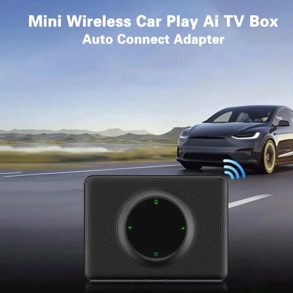 

1 компл. Ai Box Голосовое управление подключи и работай для Android Мини Беспроводная Автомобильная приставка для телевизора с искусственным интеллектом автомобильный адаптер для автоподключения Play Ai Box