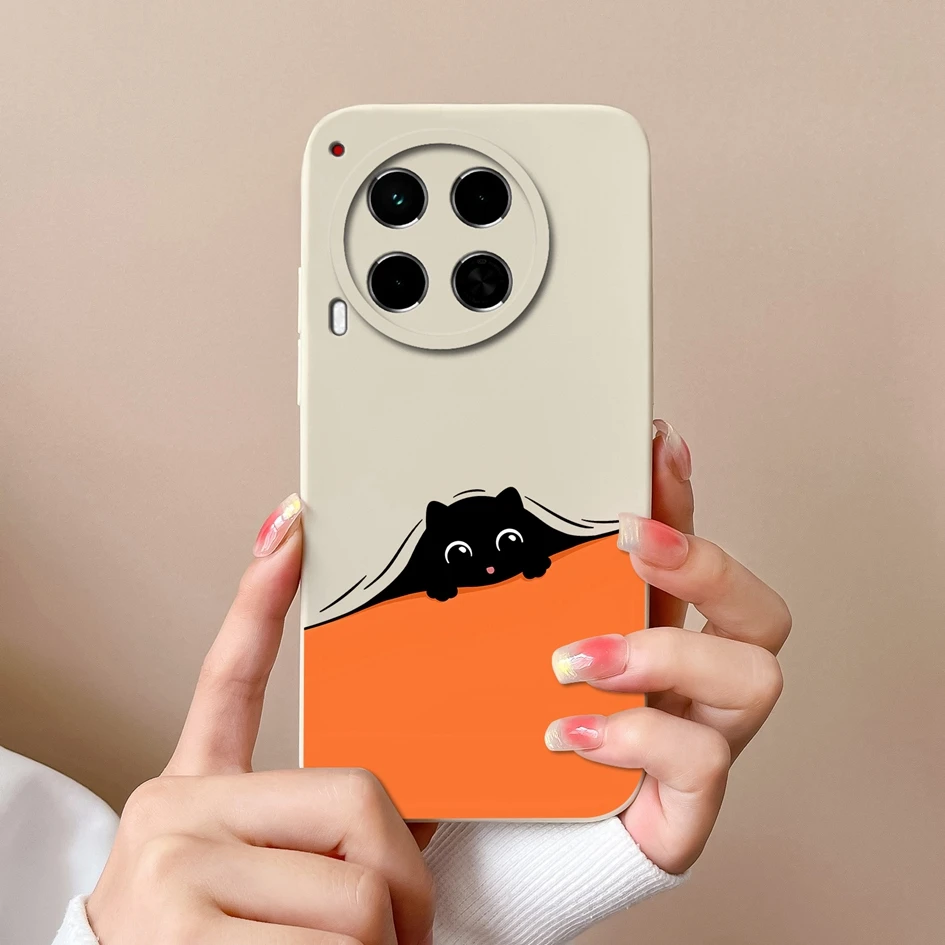 Luxury Soft Silicone Fashion Design Cover Case with Screen Protector